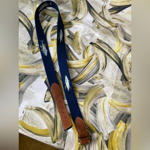 Stylish Blue Fish Pattern Suspenders
